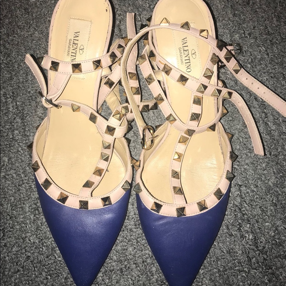Authentic Valentino studded mini heel